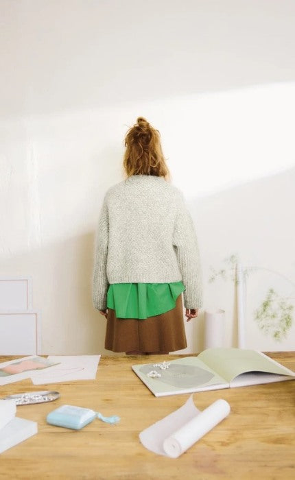 Harper Cardigan - BALLERINA CHUNKY MOHAIR & KOS - Strickpaket