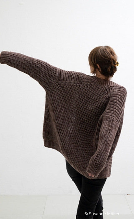 CLARA Cardigan - BIG VINTAGE WOOL GOTS - Strickpaket