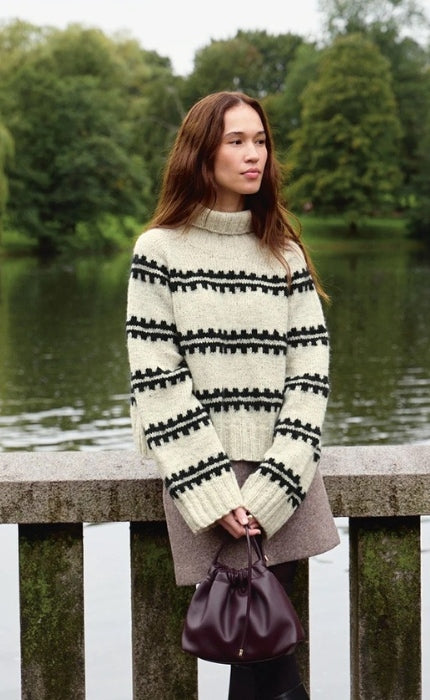 Ridge Sweater - ATLAS & BORSTET ALPAKKA - Strickpaket