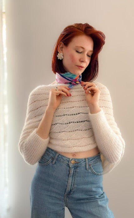 Fluffy Affair Bolero - PER FORTUNA & SILKHAIR - Strickpaket