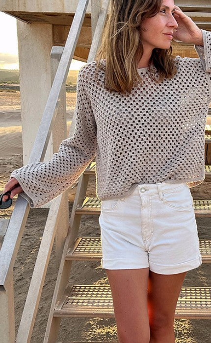 Tropez Sweater - MANDARIN PETIT - Häkelpaket