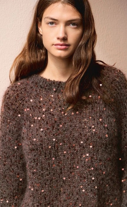 Rookie Sweater - BALLERINA CHUNKY MOHAIR & PALJETT - Strickpaket