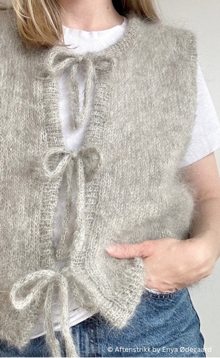August Vest - BALLERINA CHUNKY MOHAIR - Strickpaket