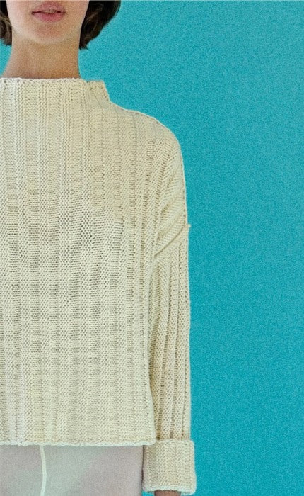 Axis Sweater - THE MERRY MERINO 70 - Knitting Kit