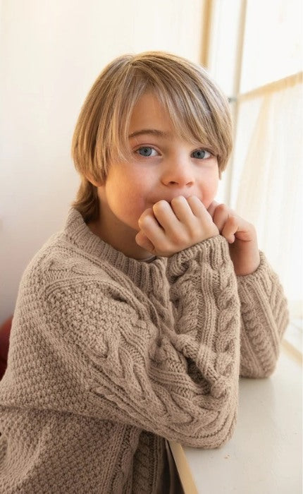 Caspian Sweater Junior - DUO - Knitting Kit