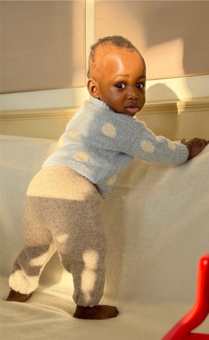 Fri Balloon Pants Baby - SEMILLA MELANGE - Strickpaket