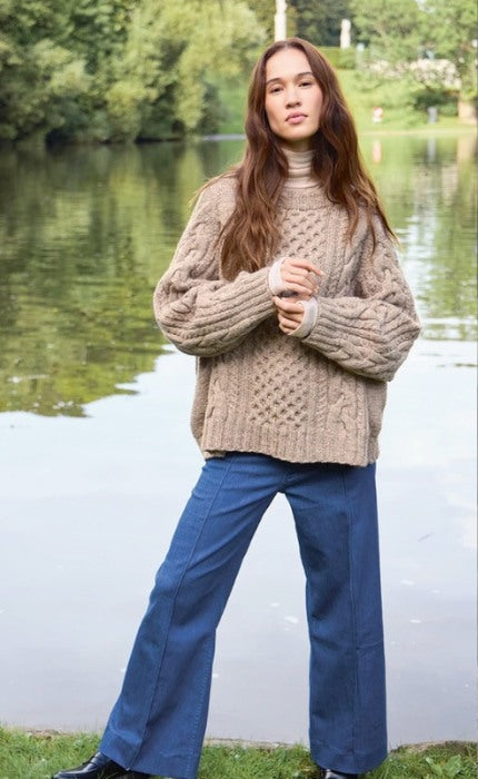 Wilbur Cable Sweater - ATLAS - Strickpaket