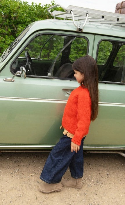 Tiro Sweater Junior - BRUSHED ALPACA - Knitting Kit