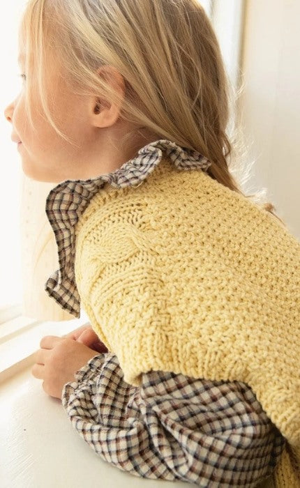 Cora Slipover Junior - DUO - Knitting Kit