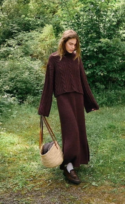 Brady Sweater Einfarbig - SUNDAY & TYNN SILK MOHAIR - Strickpaket