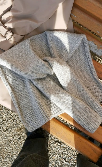 Fake Sweater Scarf - PEER GYNT & TYNN SILK MOHAIR - Strickpaket