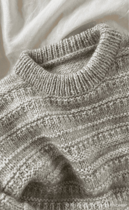 Sweater No. 18 - THE MERRY MERINO 110 & SILKY KID RMS - Strickpaket