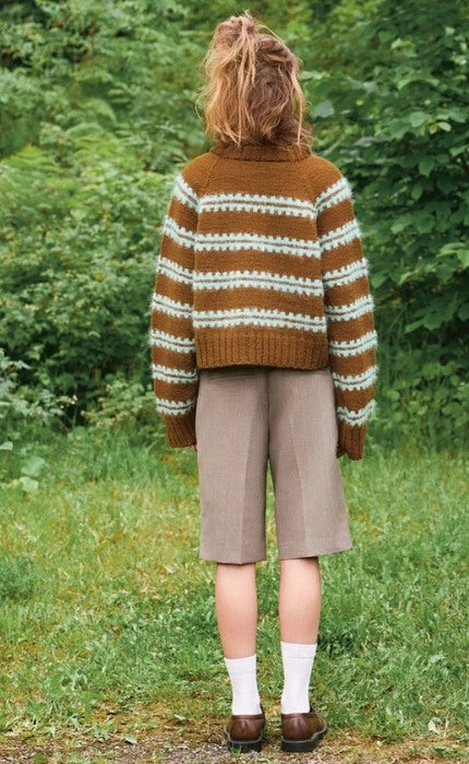 Ridge Sweater Chunky Edition - PEER GYNT & BALLERINA CHUNKY MOHAIR - Strickpaket