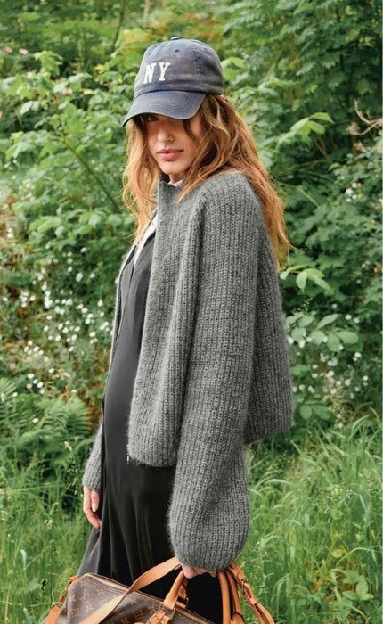 Tia Zipper Jacket - SUNDAY & TYNN SILK MOHAIR - Strickpaket