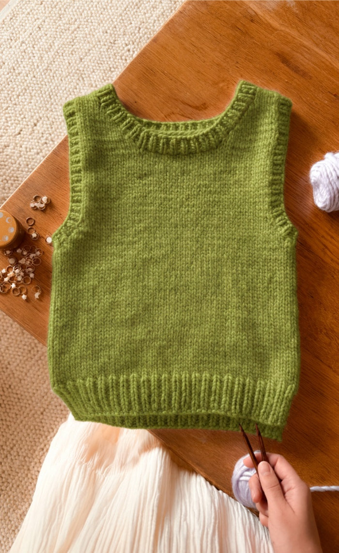 New Beginnings Pullunder - Anfänger Strickset mit Videotutorial