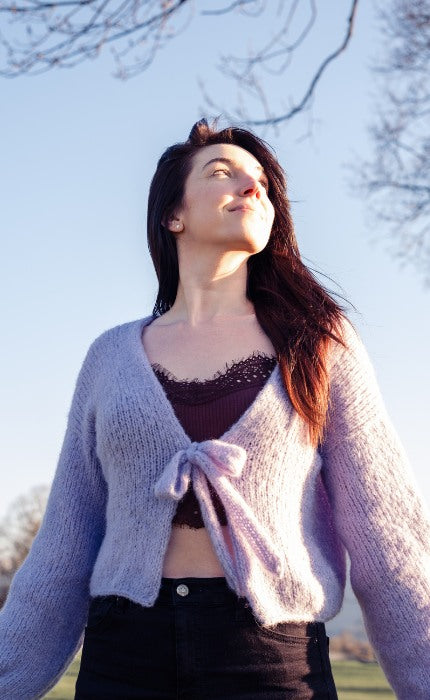 Moonbow Cardigan - SILKY KID RMS - Strickpaket
