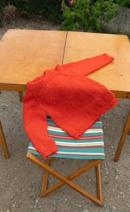 Tiro Sweater Junior - BRUSHED ALPACA - Knitting Kit