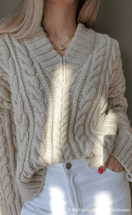 Sweater No. 20 - THE MERRY MERINO 110 & SILKY KID RMS - Strickpaket