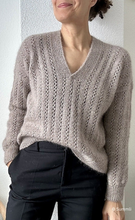 Garden Pullover - MERRY MERINO 220 & SILKY KID RMS - Strickpaket