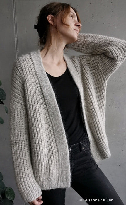 CLARA Cardigan - BIG VINTAGE WOOL GOTS - Strickpaket