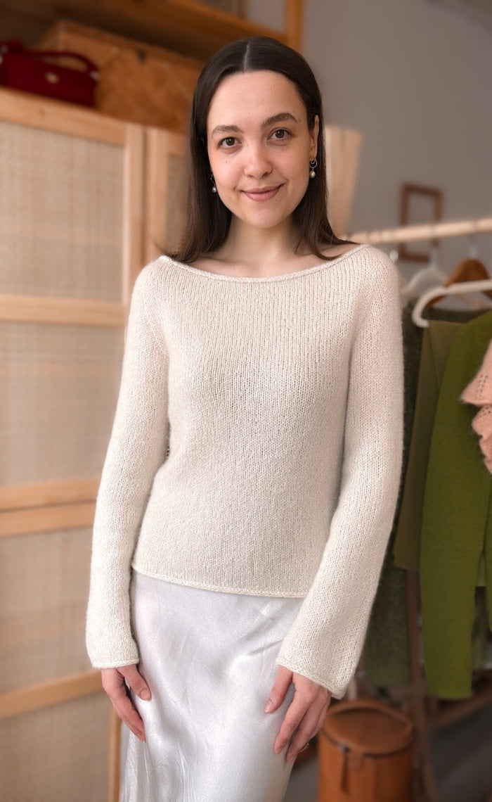 Aureyla Blouse - KASCHMIR & SEIDE - Strickpaket