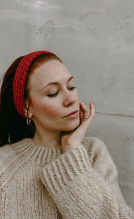 New Beginnings Haarband - Anfänger Strickset mit Videotutorial