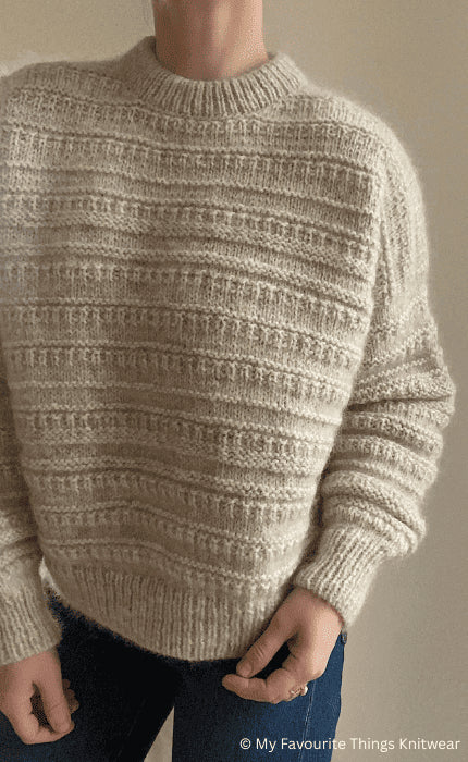 Sweater No. 18 - THE MERRY MERINO 110 & SILKY KID RMS - Strickpaket