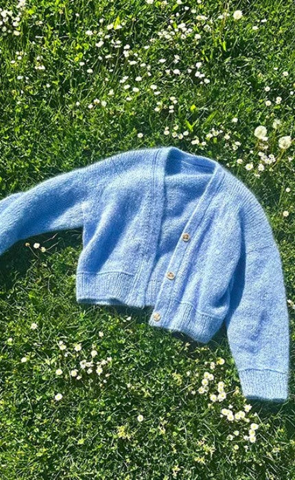 Maja Cardigan V-Neck - ECOPUNO & SILKHAIR - Strickpaket
