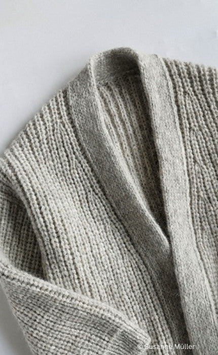 CLARA Cardigan - BIG VINTAGE WOOL GOTS - Strickpaket