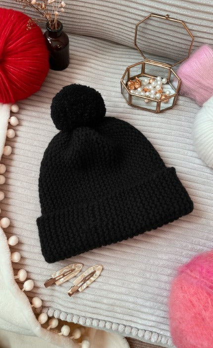 New Beginnings Hat - Beginner Knitting Kit with Video Tutorial