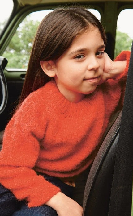 Tiro Sweater Junior - BRUSHED ALPACA - Knitting Kit