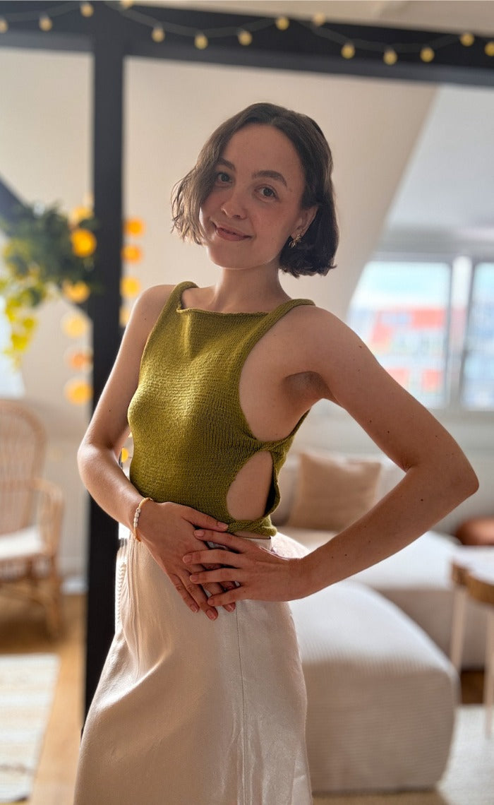 Twist Tanktop - SAMI - Strickset