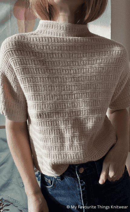 Blouse No. 3 - CASHMERE CLASSIC - Strickpaket