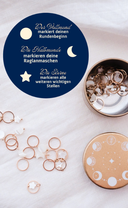 Projektbeutel, Maschenmarkierer & Reihenzähler Set