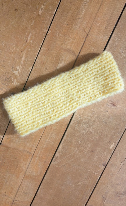New Beginnings Stirnband - OONIQUE CHUNKY - Anfänger Strickset mit Videotutorial
