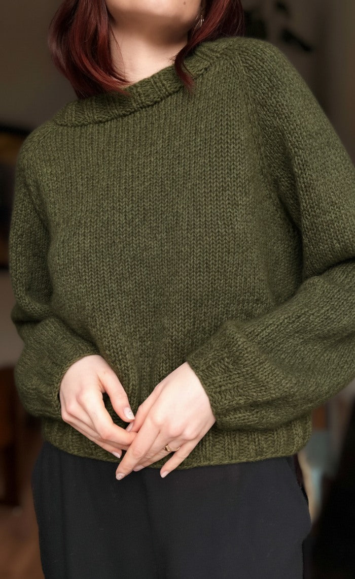Sophomore Sweater - the perfect second knitting project kit