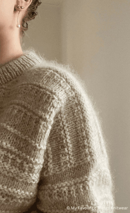 Sweater No. 18 - THE MERRY MERINO 110 & SILKY KID RMS - Strickpaket