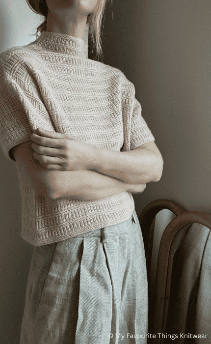 Blouse No. 3 - CASHMERE CLASSIC - Strickpaket