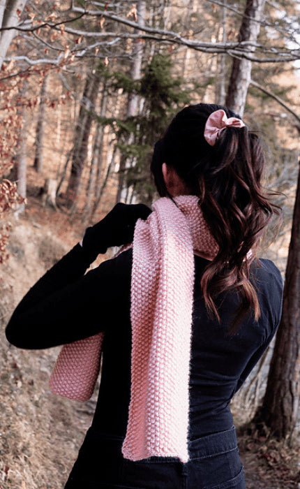 Beginner Bliss Scarf - ECOPUNO CHUNKY - Strickpaket