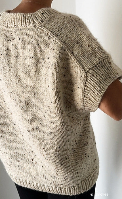 Ash Slipover V Neck - HAMELTON TWEED 2 & SILKY KID - Strickpaket