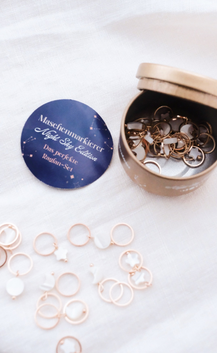 Projektbeutel, Maschenmarkierer & Reihenzähler Set