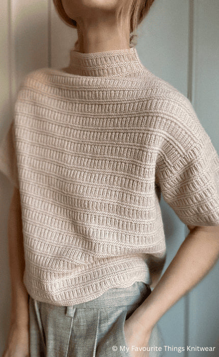 Blouse No. 3 - CASHMERE CLASSIC - Strickpaket