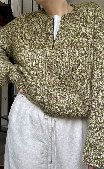 Luna Zip Sweater Einfarbig - PEER GYNT & TYNN SILK MOHAIR - Strickpaket