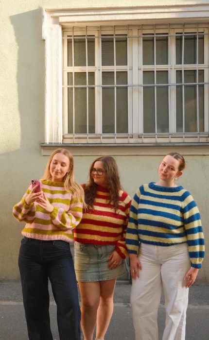 Sophomore Sweater - the perfect second knitting project kit