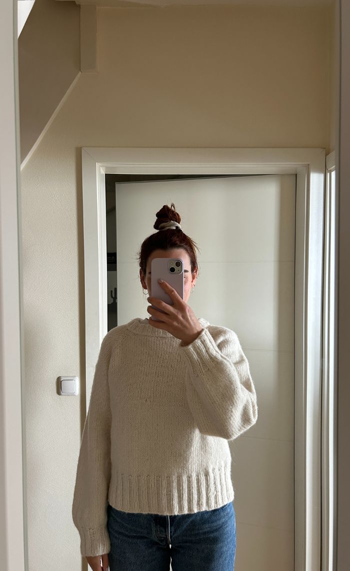 Sophomore Sweater - the perfect second knitting project kit