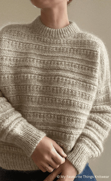 Sweater No. 18 - THE MERRY MERINO 110 & SILKY KID RMS - Strickpaket