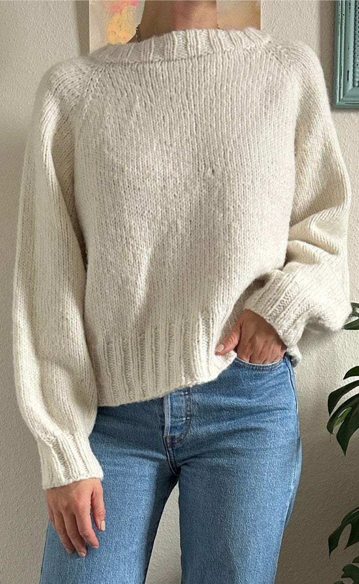 Sophomore Sweater - the perfect second knitting project kit