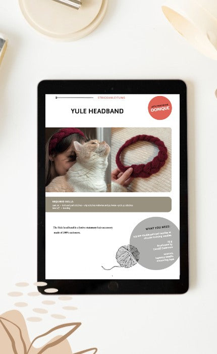 Yule Hairband - INSTRUCTIONS