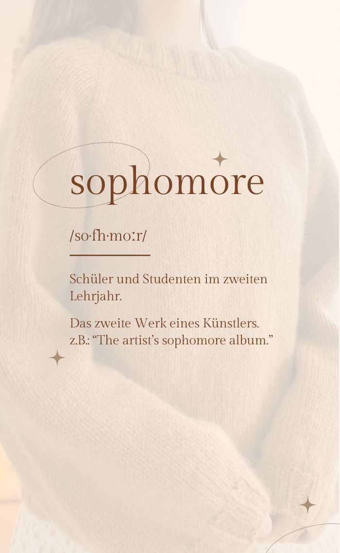 Sophomore Sweater - das perfekte zweite Strickprojekt-Set