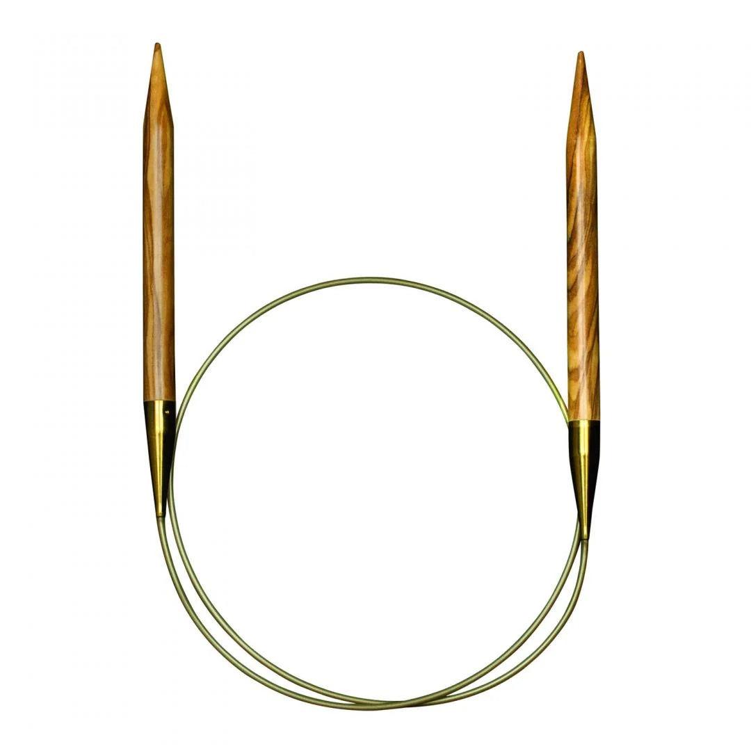 AddiNature Rundstricknadel Olivenholz - 7mm|40cm